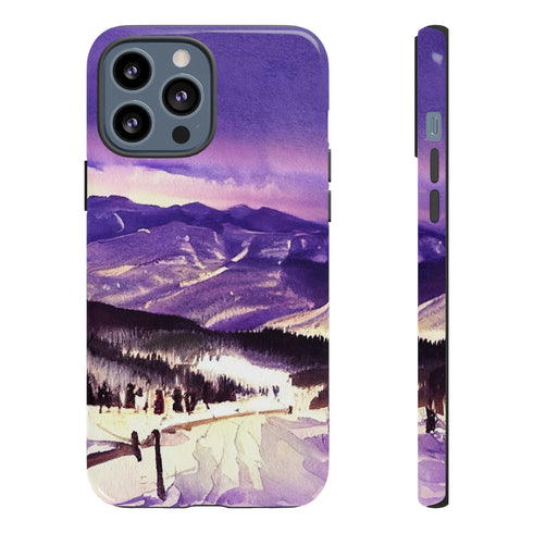 Vail Colorado at Christmas - Impact Resistant Phone Case iPhone 13 Pro Max Glossy